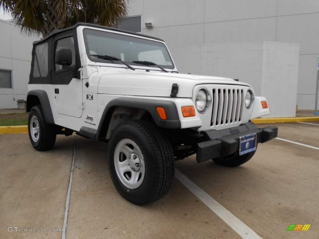 2006 Wrangler X 4x4 - Stone White / Dark Slate Gray photo #1