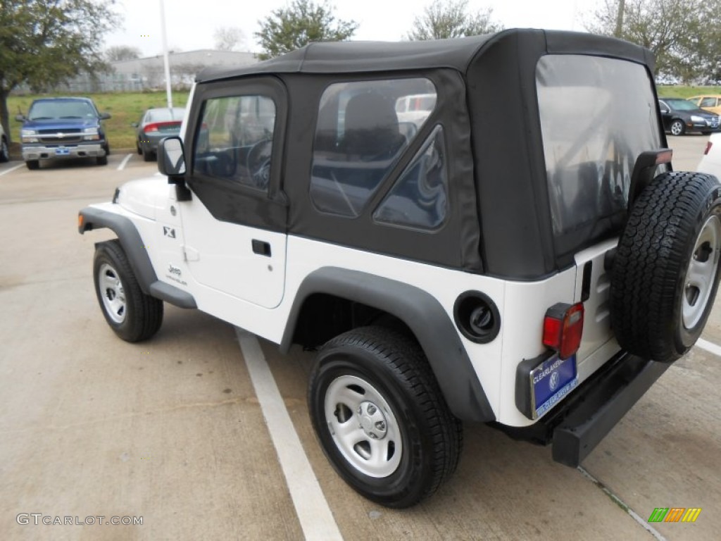 2006 Wrangler X 4x4 - Stone White / Dark Slate Gray photo #5