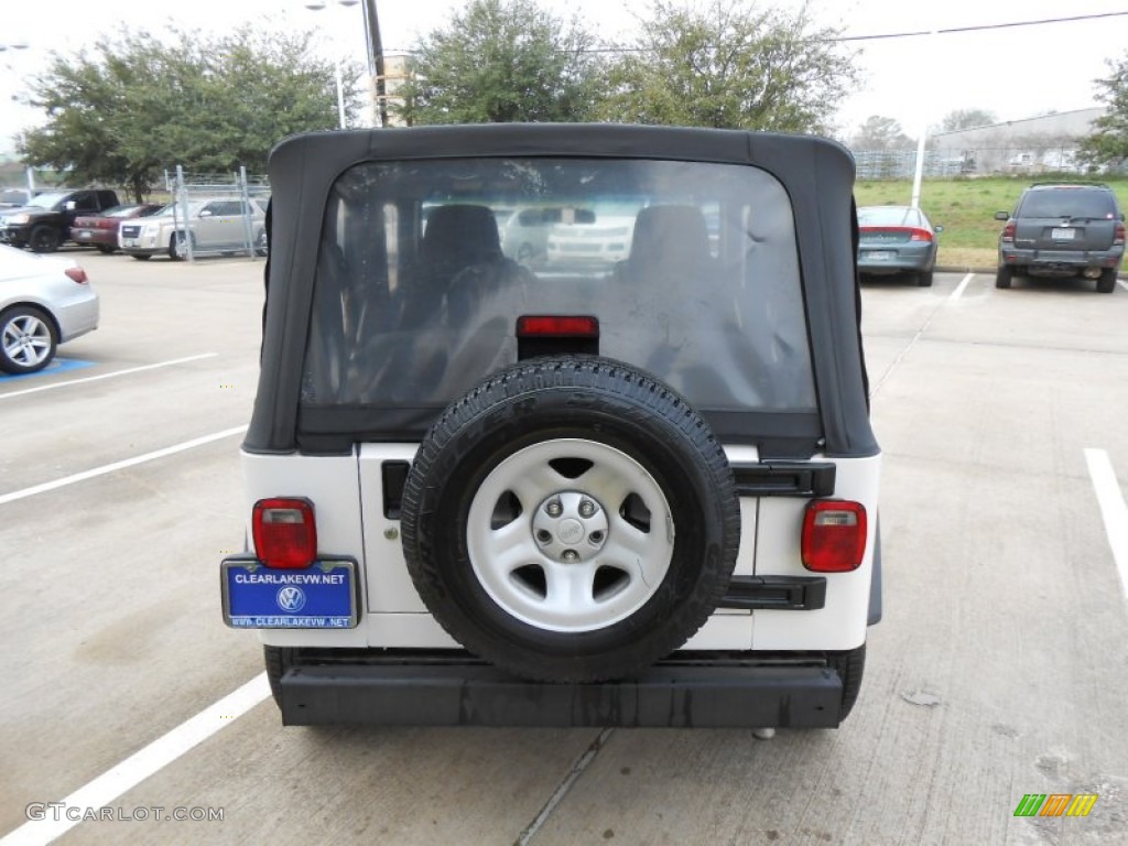 2006 Wrangler X 4x4 - Stone White / Dark Slate Gray photo #6