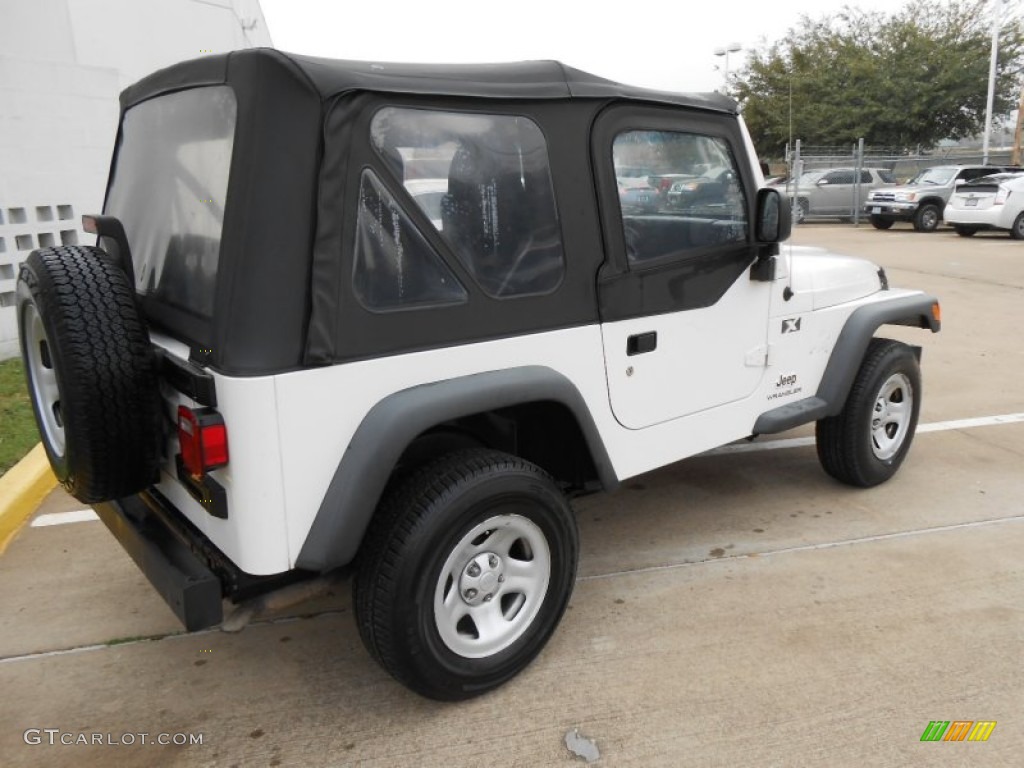 2006 Wrangler X 4x4 - Stone White / Dark Slate Gray photo #7