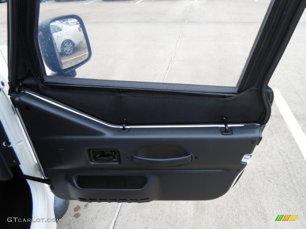 2006 Jeep Wrangler X 4x4 Dark Slate Gray Door Panel Photo #76816306