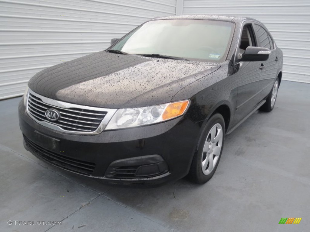 Ebony Black 2010 Kia Optima LX Exterior Photo #76816707