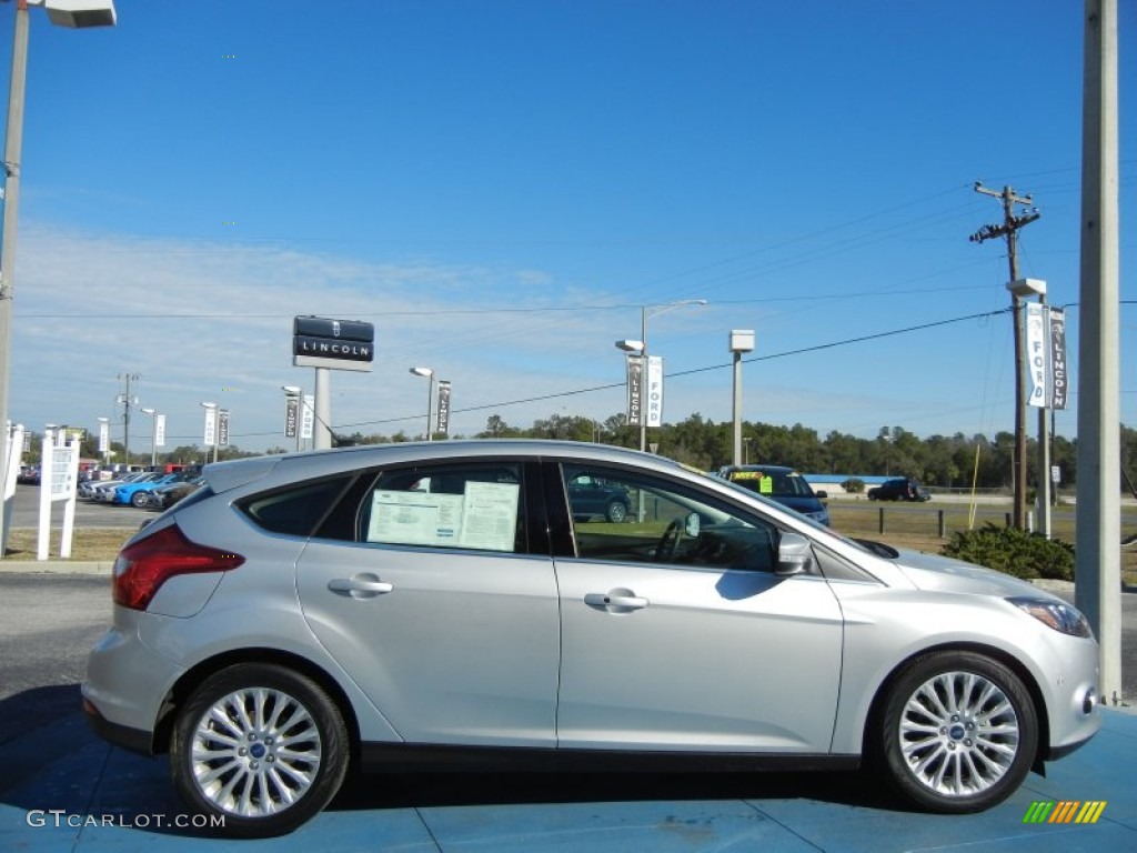 Ingot Silver Metallic 2012 Ford Focus Titanium 5-Door Exterior Photo #76817250