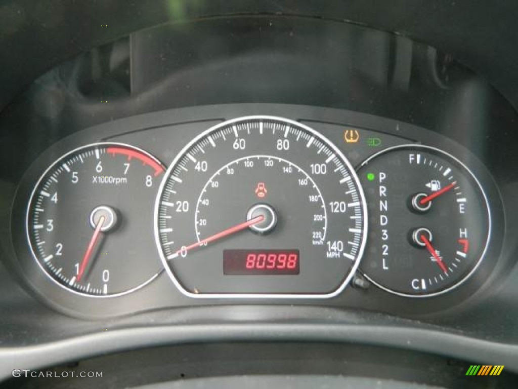 2008 SX4 Crossover Touring AWD - Vivid Red / Black photo #18