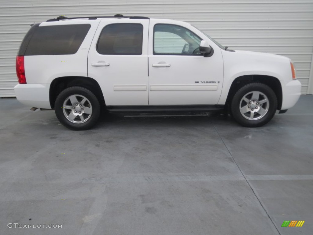 Summit White 2009 GMC Yukon SLT Exterior Photo #76817634
