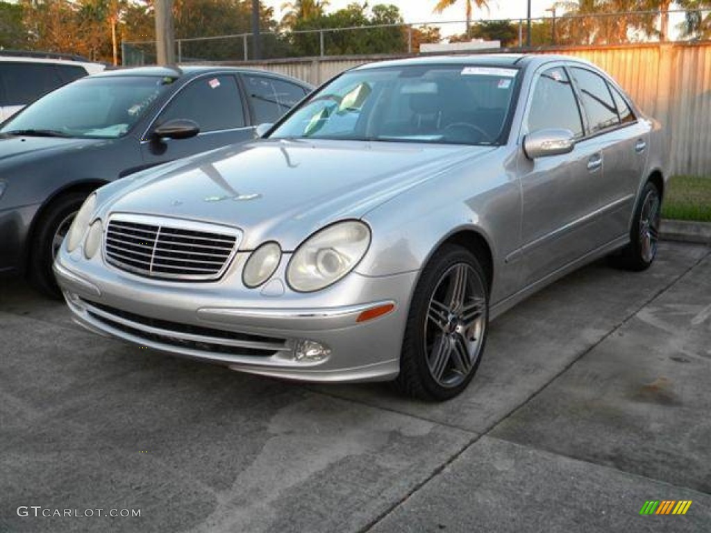 Black 2004 Mercedes-Benz E 500 Sedan Exterior Photo #76817744