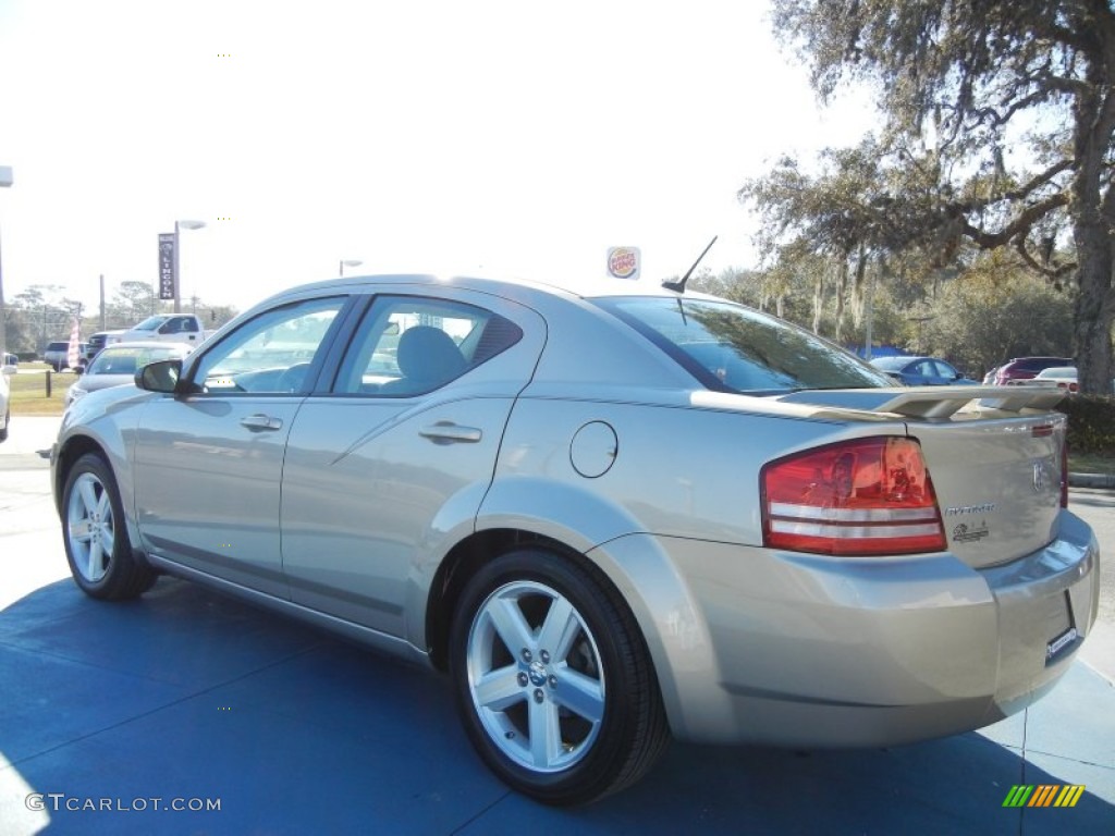 2008 Avenger SXT - Light Sandstone Metallic / Dark Khaki/Light Graystone photo #3