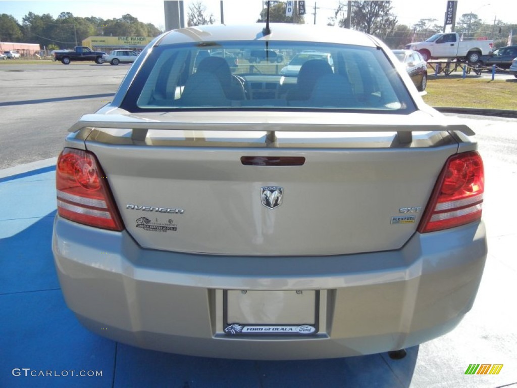 2008 Avenger SXT - Light Sandstone Metallic / Dark Khaki/Light Graystone photo #4