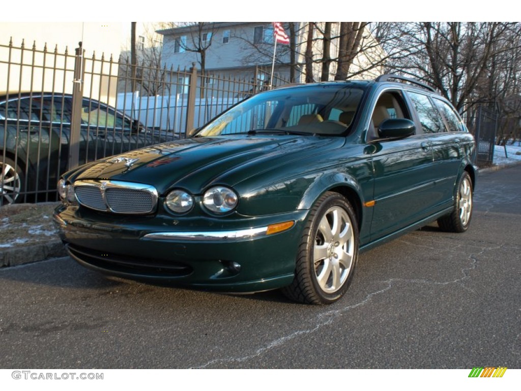 British Racing Green Jaguar X-Type