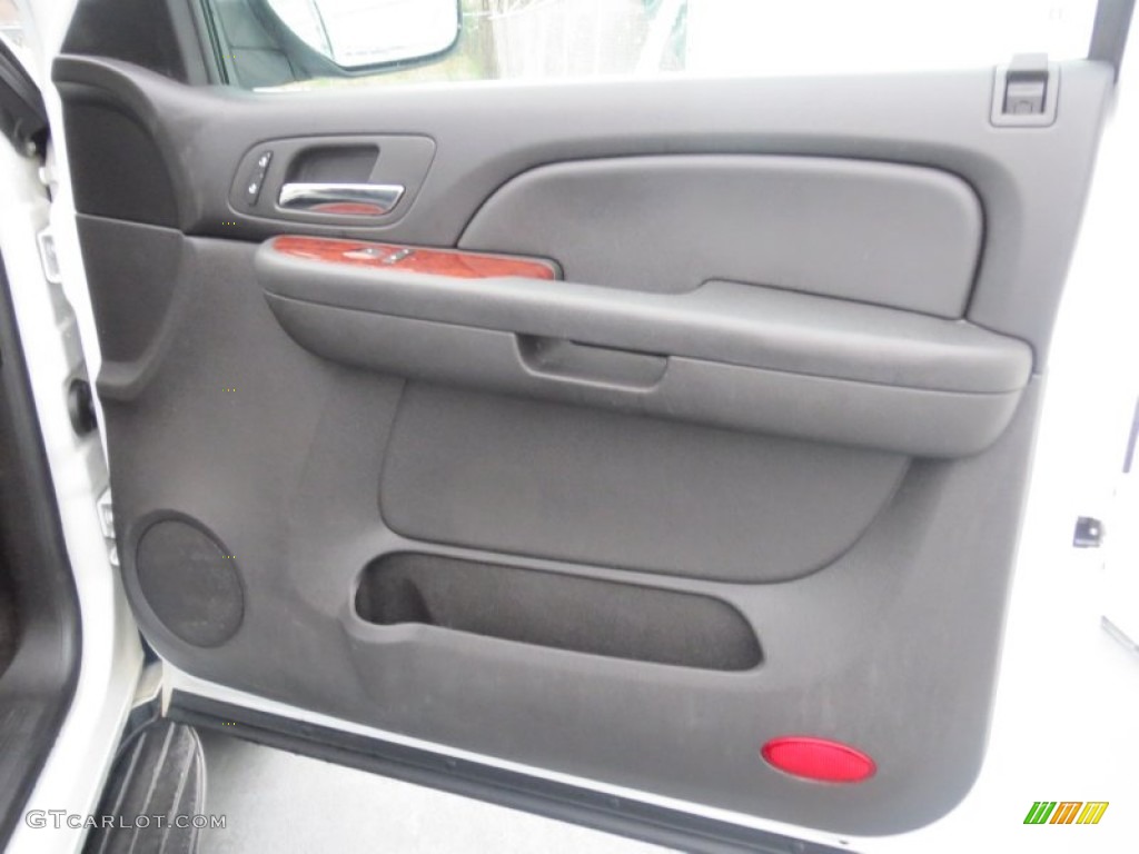 2009 GMC Yukon SLT Ebony Door Panel Photo #76818115