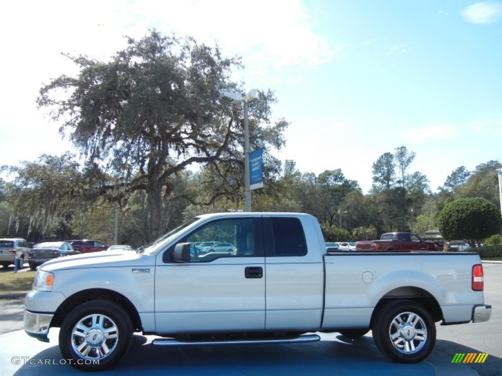 2006 F150 Chrome Edition SuperCab - Silver Metallic / Medium/Dark Flint photo #2