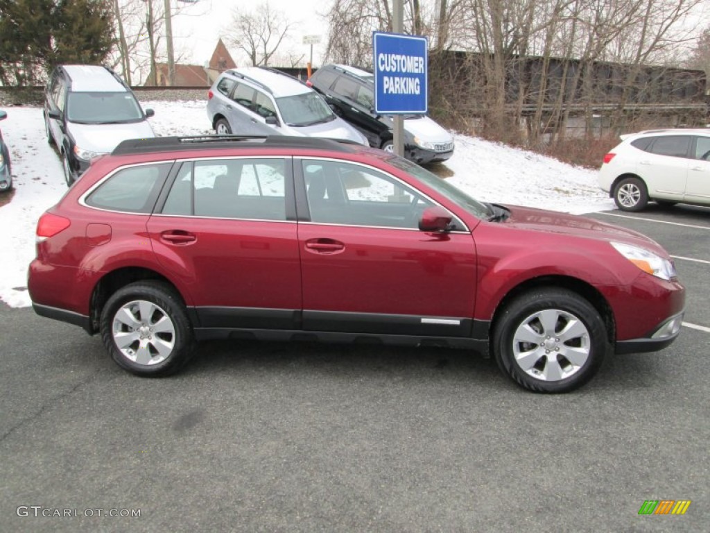Ruby Red Pearl 2012 Subaru Outback 2.5i Exterior Photo #76818522