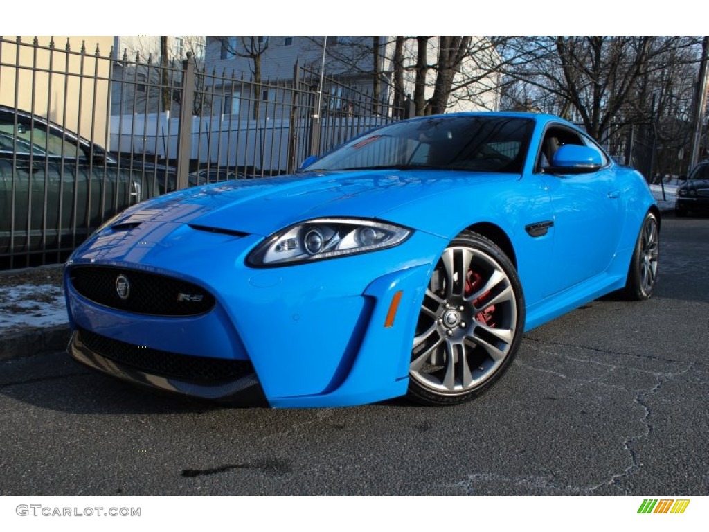 French Racing Blue Jaguar XK