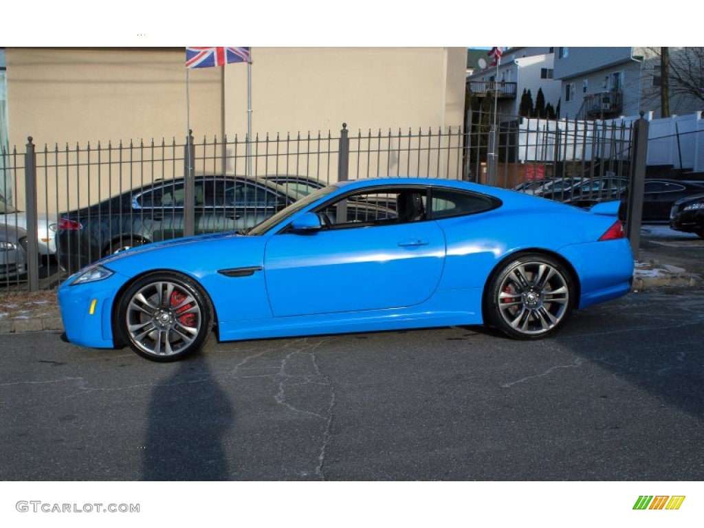 2012 XK XKR-S Coupe - French Racing Blue / Warm Charcoal/Warm Charcoal photo #3
