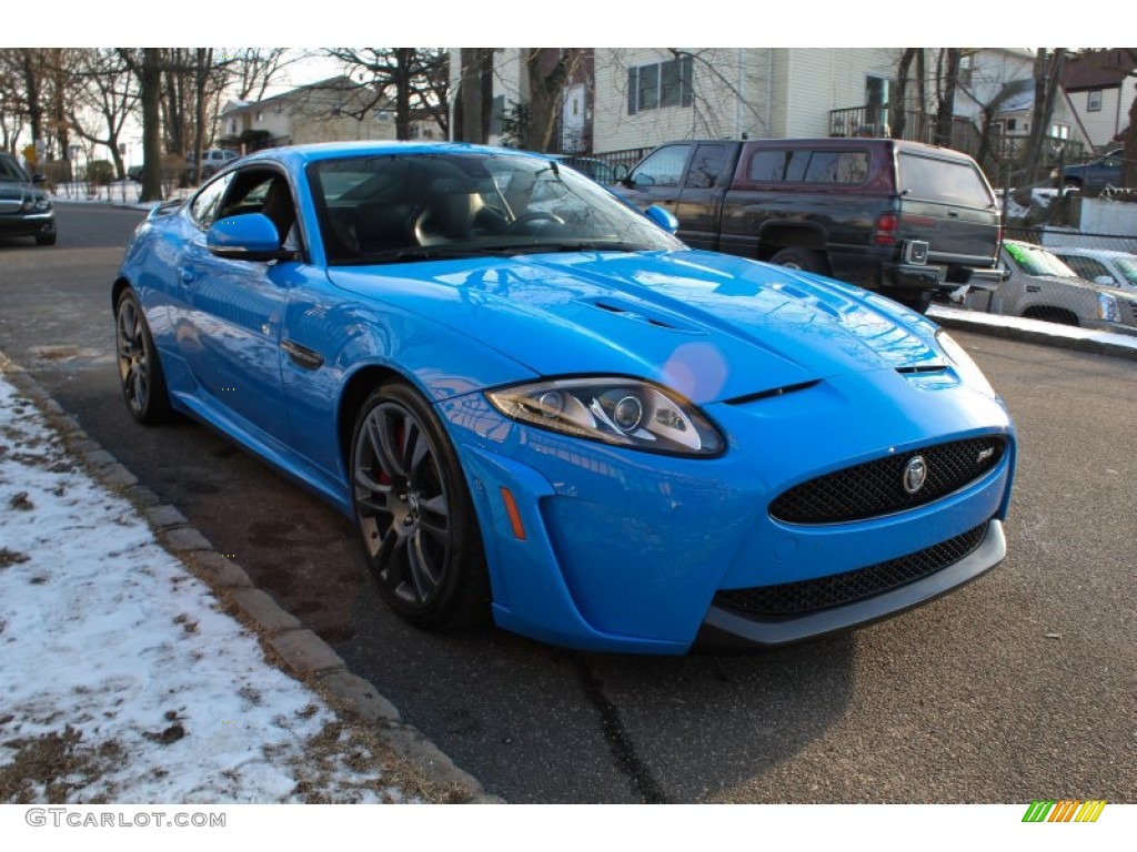 French Racing Blue 2012 Jaguar XK XKR-S Coupe Exterior Photo #76818847