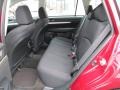 2012 Subaru Outback Off Black Interior Rear Seat Photo