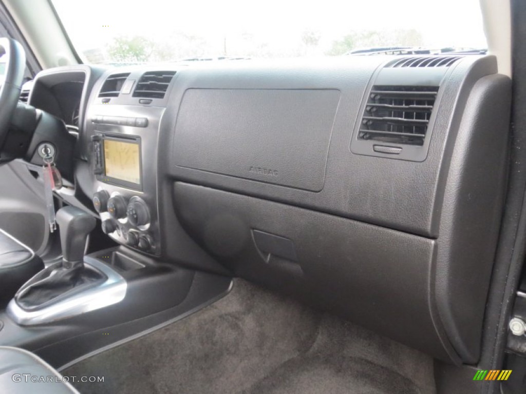 2008 Hummer H3 Alpha Ebony Black/Pewter Dashboard Photo #76819191