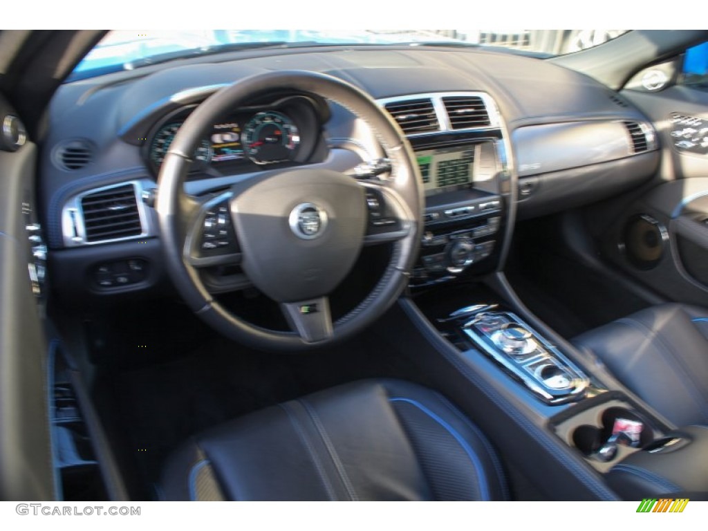 2012 XK XKR-S Coupe - French Racing Blue / Warm Charcoal/Warm Charcoal photo #24