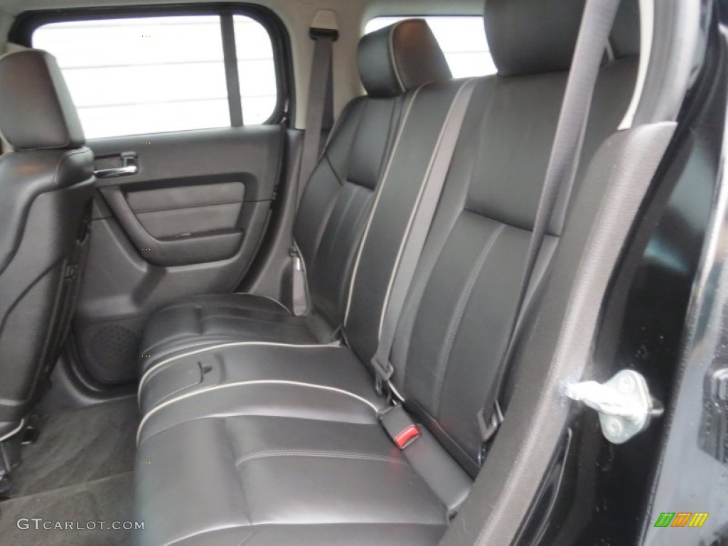 Ebony Black/Pewter Interior 2008 Hummer H3 Alpha Photo #76819345