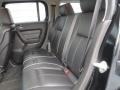 2008 Hummer H3 Ebony Black/Pewter Interior Rear Seat Photo