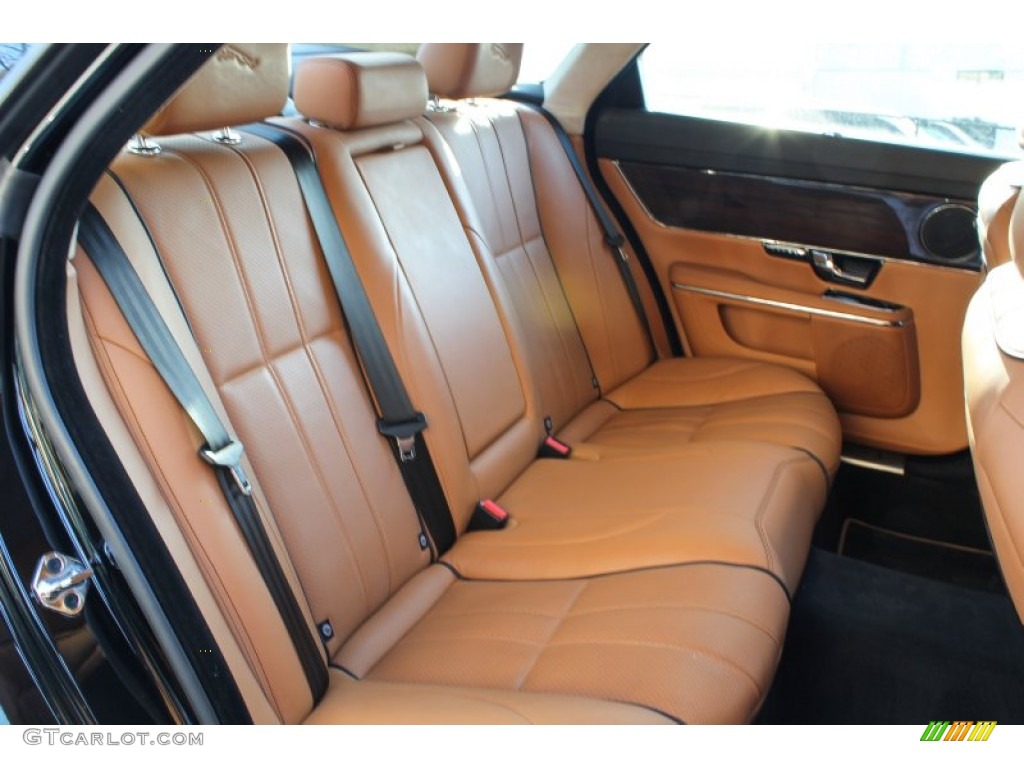 London Tan/Navy Blue Interior 2011 Jaguar XJ XJL Photo #76819517
