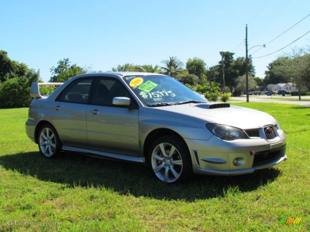 2006 Impreza WRX Sedan - Crystal Gray Metallic / Anthracite Black photo #3
