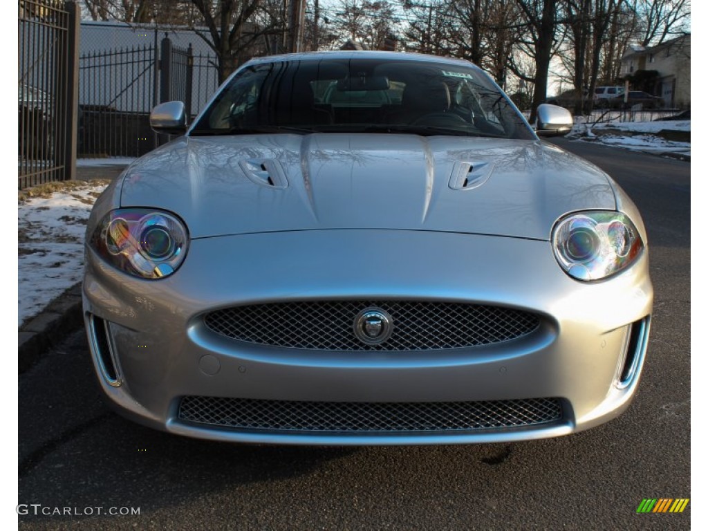 2010 XK XKR Coupe - Liquid Silver Metallic / Warm Charcoal photo #2