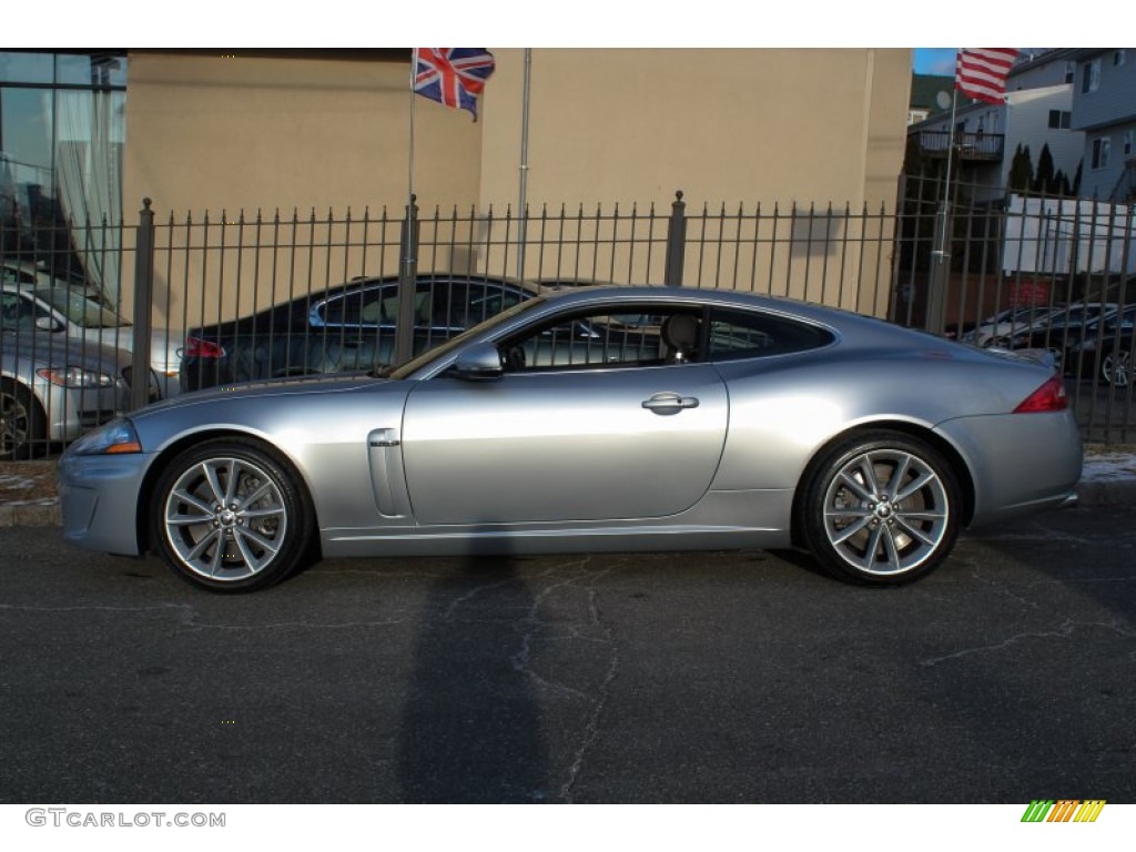 Liquid Silver Metallic 2010 Jaguar XK XKR Coupe Exterior Photo #76819982