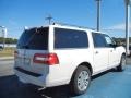 2013 White Platinum Metallic Tri-Coat Lincoln Navigator L Monochrome Limited Edition 4x2  photo #3