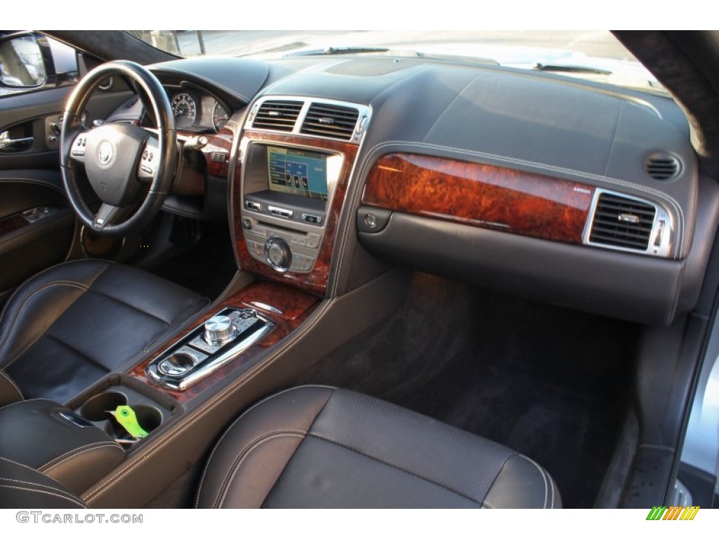 2010 Jaguar XK XKR Coupe Warm Charcoal Dashboard Photo #76820166