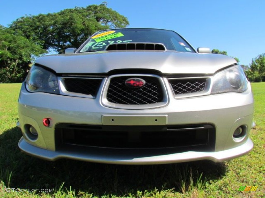 2006 Impreza WRX Sedan - Crystal Gray Metallic / Anthracite Black photo #15