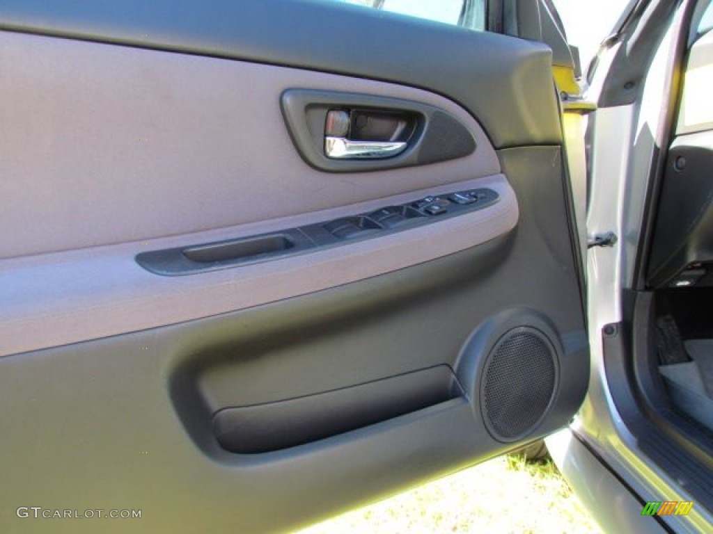2006 Impreza WRX Sedan - Crystal Gray Metallic / Anthracite Black photo #18
