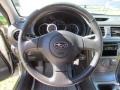 2006 Subaru Impreza Anthracite Black Interior Steering Wheel Photo