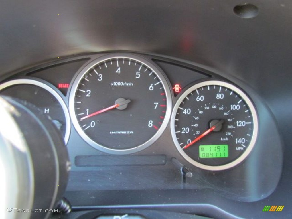 2006 Impreza WRX Sedan - Crystal Gray Metallic / Anthracite Black photo #31