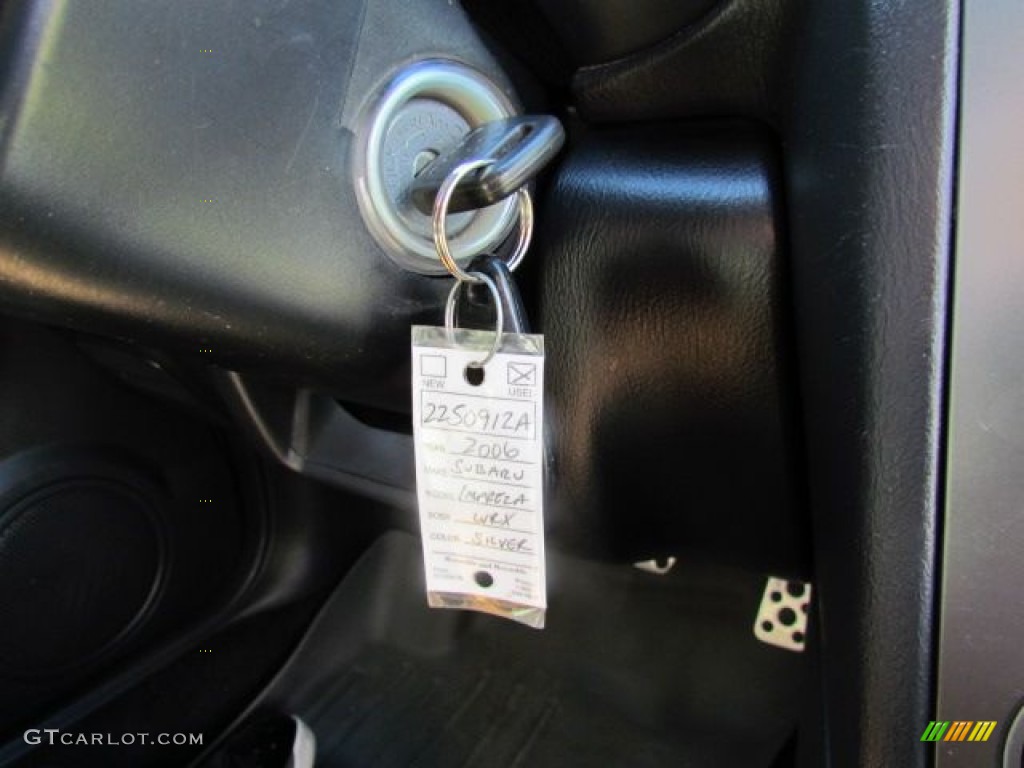 2006 Impreza WRX Sedan - Crystal Gray Metallic / Anthracite Black photo #34