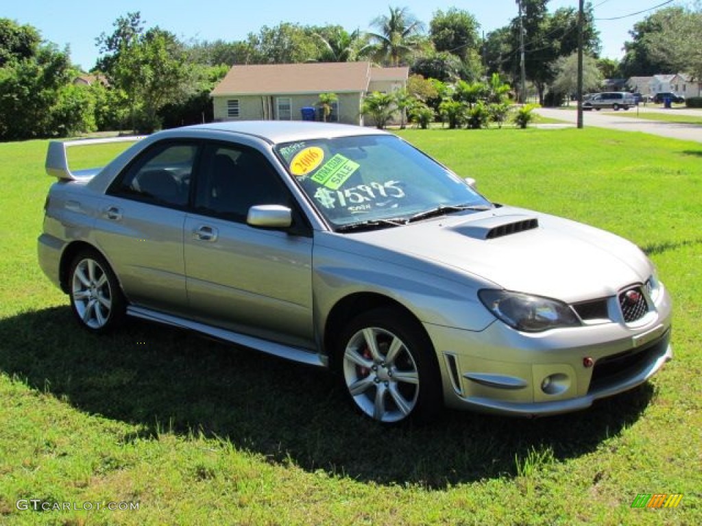 2006 Impreza WRX Sedan - Crystal Gray Metallic / Anthracite Black photo #47