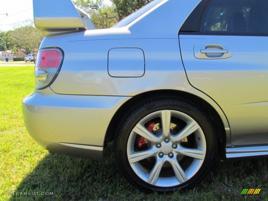 2006 Impreza WRX Sedan - Crystal Gray Metallic / Anthracite Black photo #50