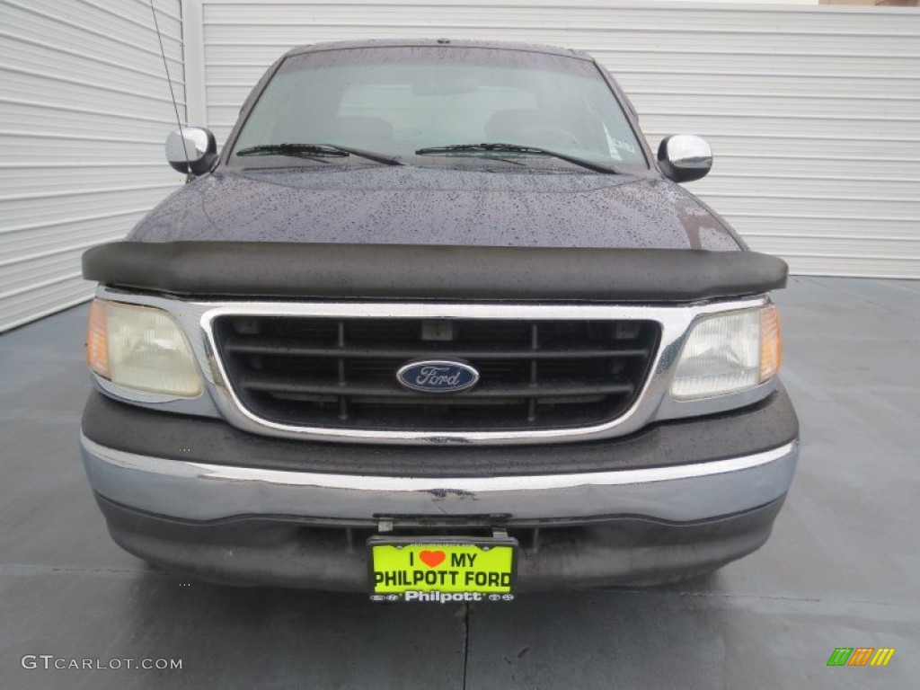 2002 F150 XLT SuperCrew - True Blue Metallic / Medium Graphite photo #7