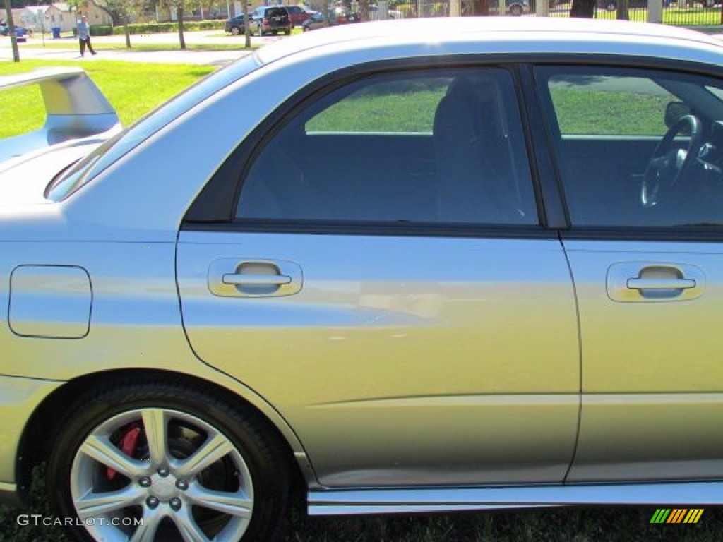 2006 Impreza WRX Sedan - Crystal Gray Metallic / Anthracite Black photo #52