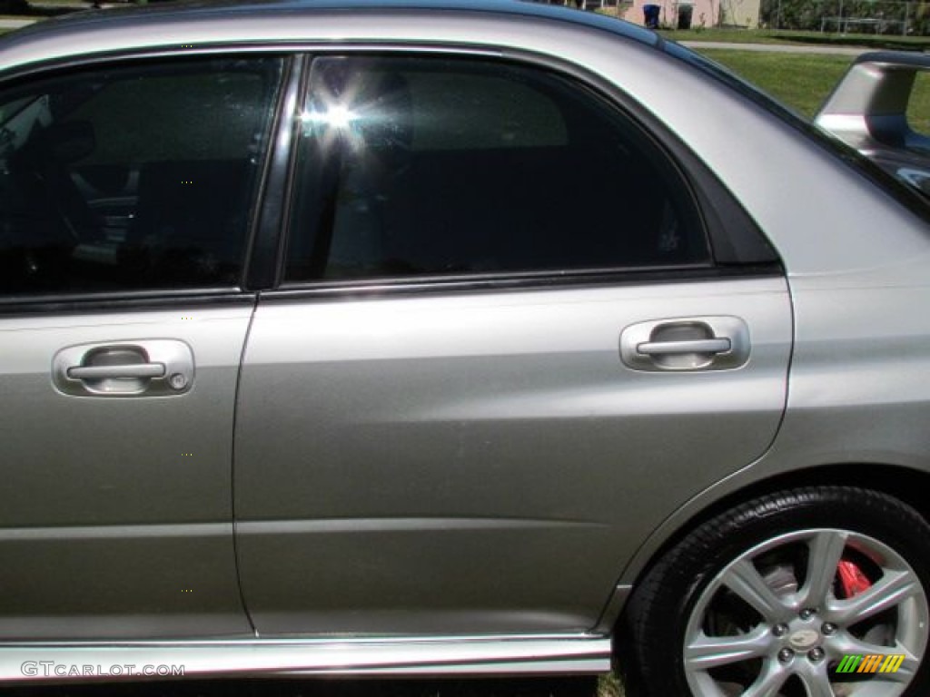 2006 Impreza WRX Sedan - Crystal Gray Metallic / Anthracite Black photo #62