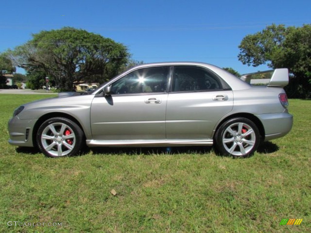 2006 Impreza WRX Sedan - Crystal Gray Metallic / Anthracite Black photo #65