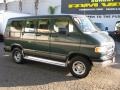 Dark Spruce Green Metallic 1997 Dodge Ram Van 2500 Conversion