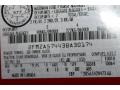 E4: Matador Red Metallic 2003 Ford Windstar Sport Color Code