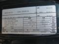 1997 Dodge Ram Van 2500 Conversion Info Tag