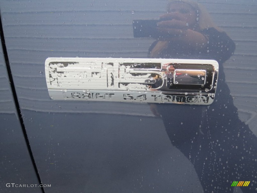 2006 F150 Lariat SuperCrew - Medium Wedgewood Blue Metallic / Tan photo #15