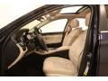 Oyster/Black 2013 BMW 5 Series 528i xDrive Sedan Interior Color