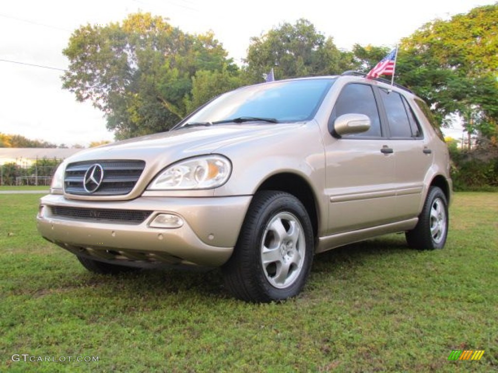 2004 ML 350 4Matic - Desert Silver Metallic / Java Beige photo #1