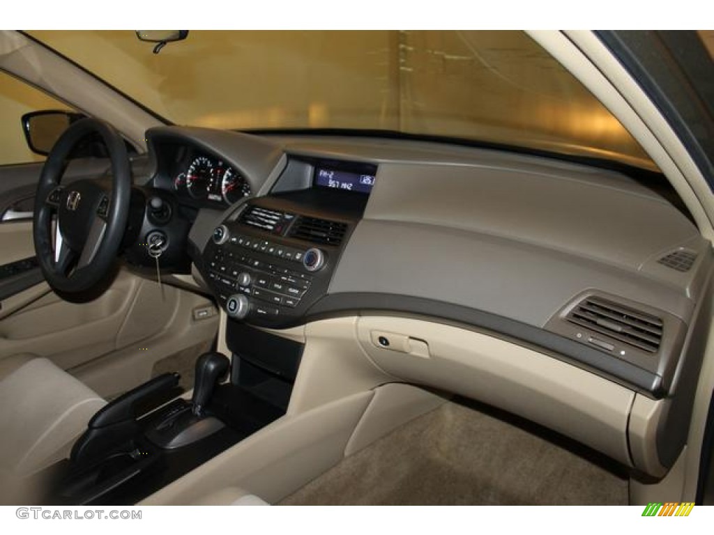 2009 Honda Accord LX-P Sedan Ivory Dashboard Photo #76823901