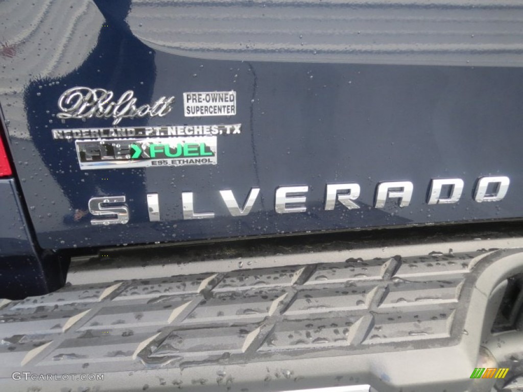 2010 Silverado 1500 LS Extended Cab - Imperial Blue Metallic / Dark Titanium photo #18