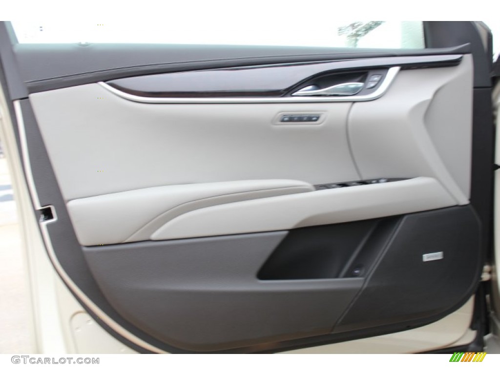 2013 Cadillac XTS Premium FWD Shale/Cocoa Door Panel Photo #76824441